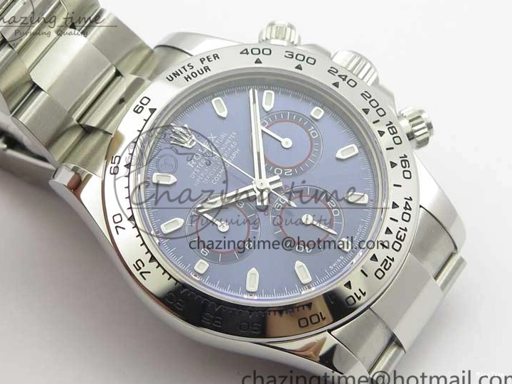 MiroTime 0328 Daytona 116509 SS Noob 1:1 Best Edition 904L SS Case and Bracelet Blue Dial SA4130 V AllSeason 3180